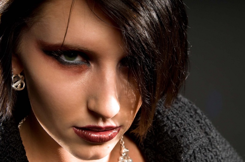 Female model photo shoot of Sarah bazett by Karl Shreeves, makeup by Natalie Kameroglu