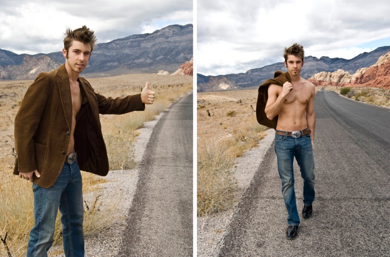 Male model photo shoot of Bryan Luksus by Miguel Benitez and miguelbenitez in Red Rock Canyon: Las Vegas, NV