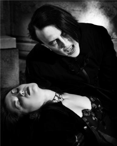 Male and Female model photo shoot of Michael Morbius and CoriLee by Miracle_Man, makeup by Lollycat