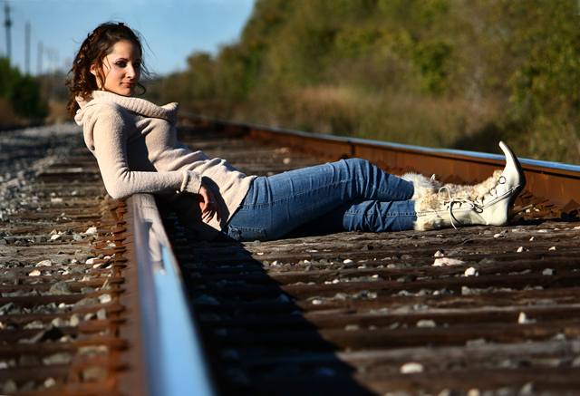 Female model photo shoot of Erin Eshia by DLWoods Images