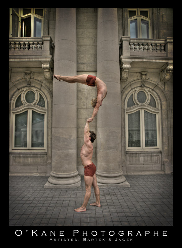 Male model photo shoot of Cirque Photo in studio Montreal