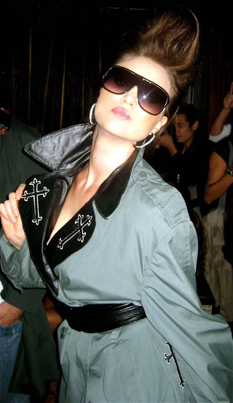 Female model photo shoot of Naomi Hurter in LA Fashion Week 2007 @ Les Deux