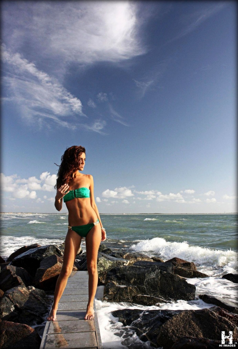 Female model photo shoot of Hi Images in Honeymoon Beach Florida