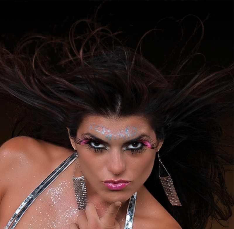 Female model photo shoot of Elisabeth Salsa samba by james Jativa in Los Angeles, California, makeup by Despina Scandalis