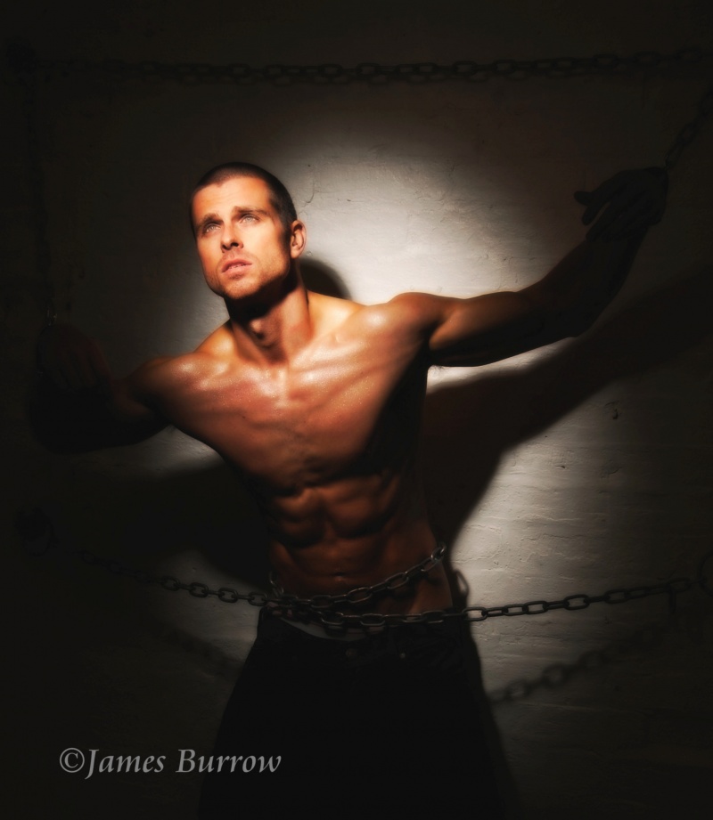Male model photo shoot of Daniel Os by Celsius Photography in A dungeon