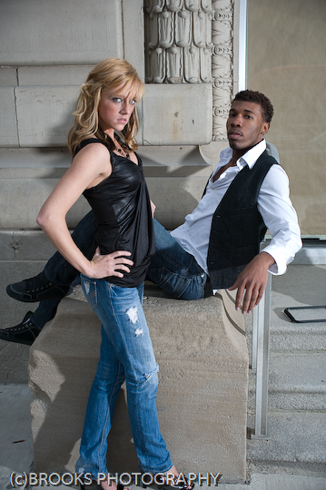 Female and Male model photo shoot of Brittany Haist and JAMESON THE MODEL by Tom Brooks