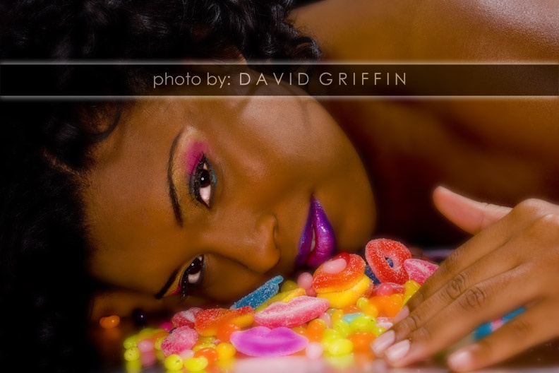 Female model photo shoot of meyka by DGriffin Photography, hair styled by Monica hair-mua