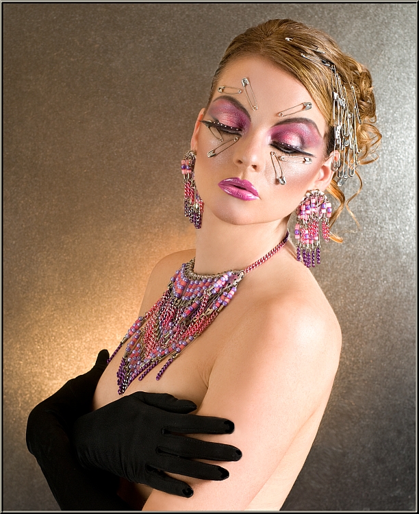 Female model photo shoot of Megan Chubb by Paul Dempsey, wardrobe styled by EYElene Productions, makeup by Darya Latham Makeup