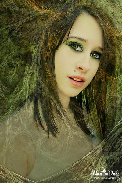 Female model photo shoot of CutelilDeadGirl in Devilla Woods