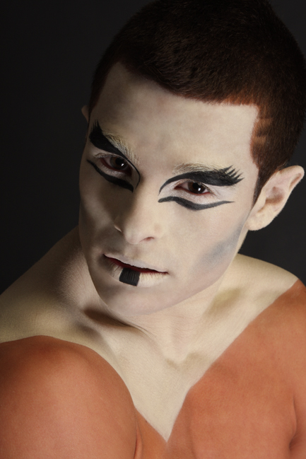 Female and Male model photo shoot of Keegan Farrell and Zachariah Stephens in San Diego, makeup by Nina - The Doll Service