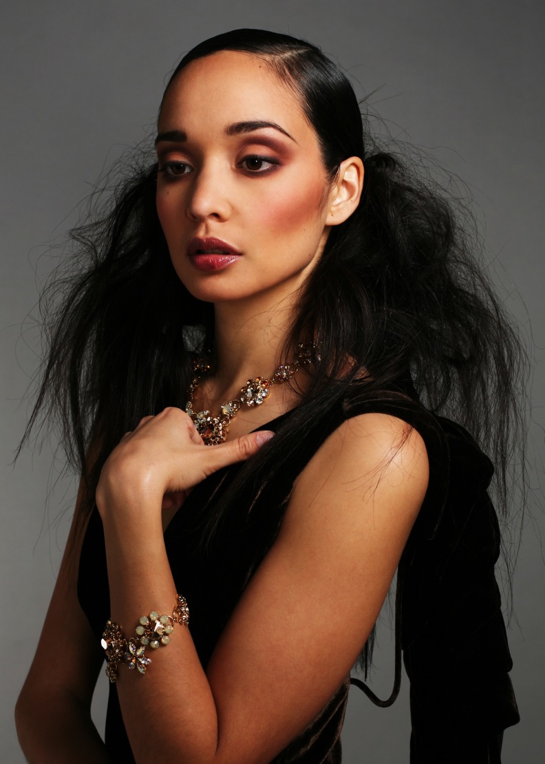Female model photo shoot of Maria S-, wardrobe styled by Elle Bugge Stylist, makeup by Siobhan Furlong