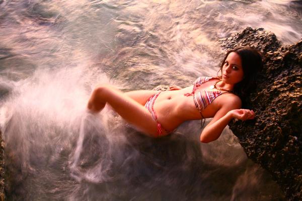 Female model photo shoot of Rebecca Travis in Fai Fai beach