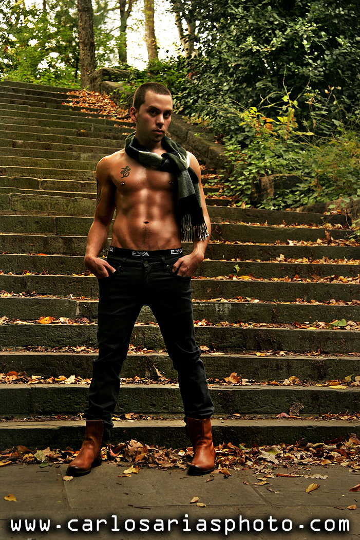 Male model photo shoot of Robert Menendez in ft tryon park