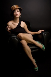 Female model photo shoot of Pico in studio m