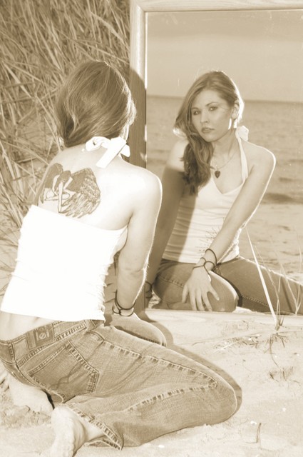 Female model photo shoot of NIKKI SIX in Point Beach