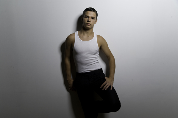 Male model photo shoot of Vitali in soho studio