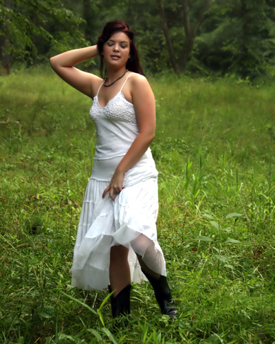 Male and Female model photo shoot of DiamondCreek and - Trish - in In the Meadow, of cours....