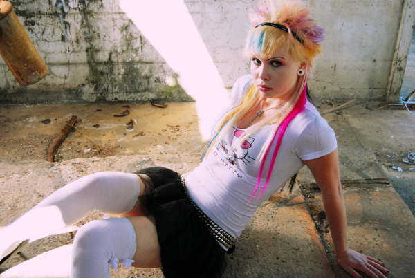 Female model photo shoot of LadyBel Genocide