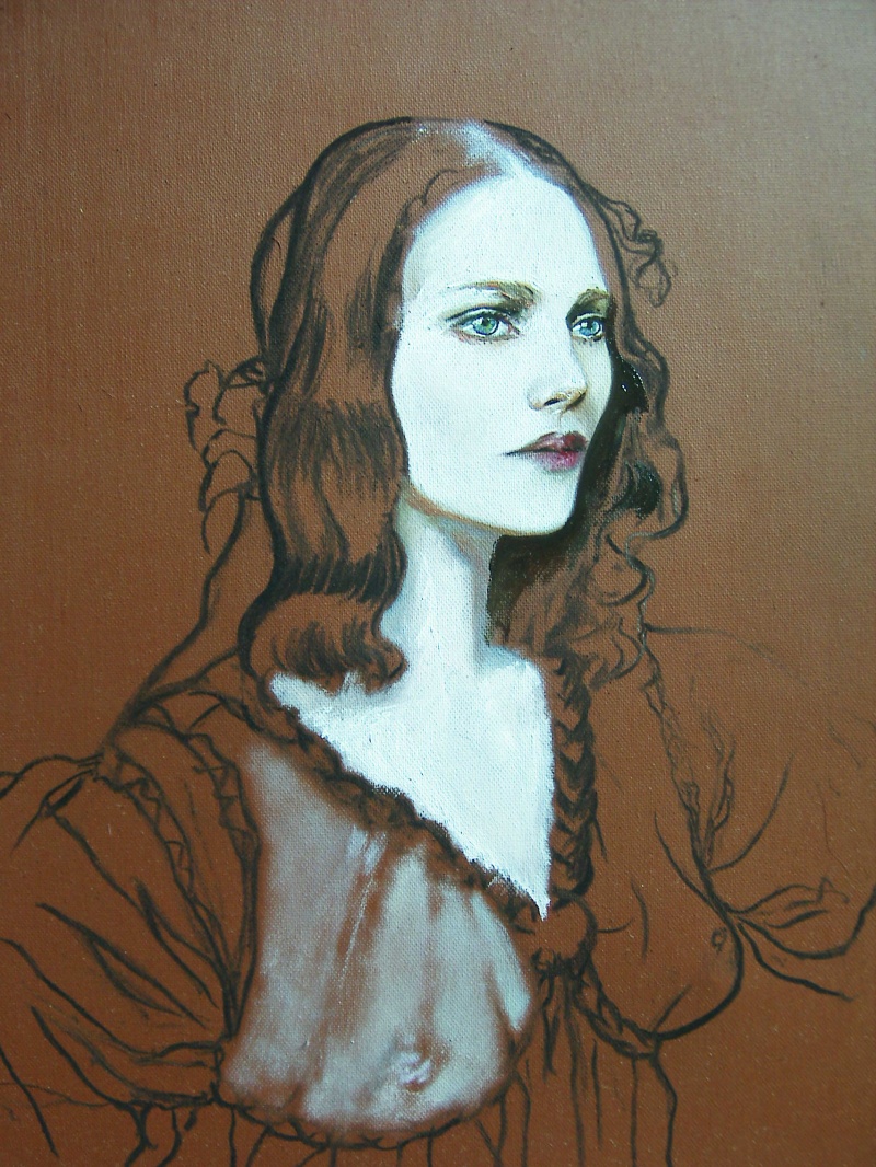 Female model photo shoot of Rose Gabriel De La Lyre in ArtStudio