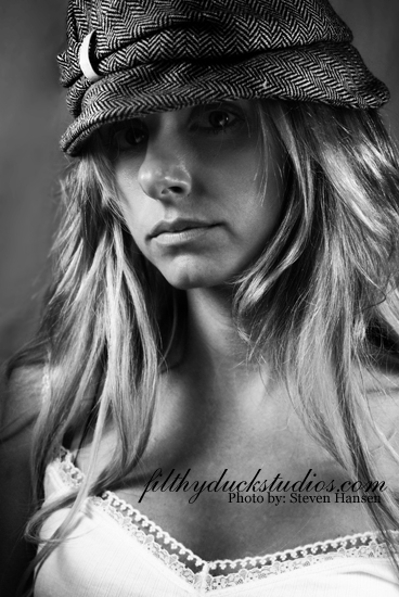 Female model photo shoot of Jamey Green by StevenHansenPhotography in Filthy Duck Studios