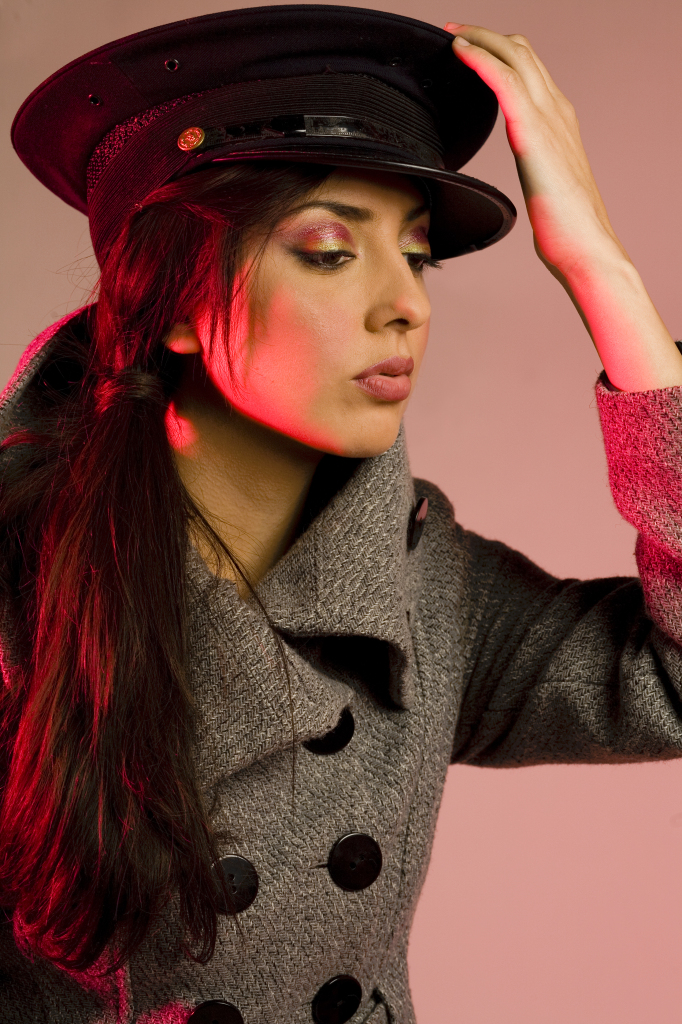 Female model photo shoot of J MATILDE  by Karla Gotcher, makeup by Teal Druda
