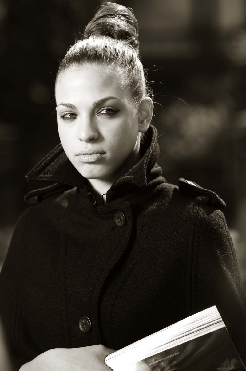 Female model photo shoot of winda braun in Milan