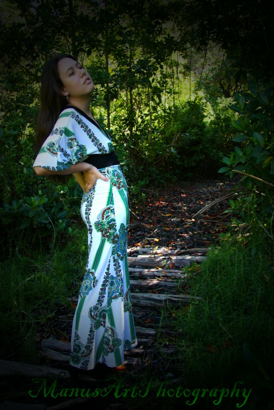 Female model photo shoot of Kristi Medeiros by ManusArtPhotography in kualoa park
