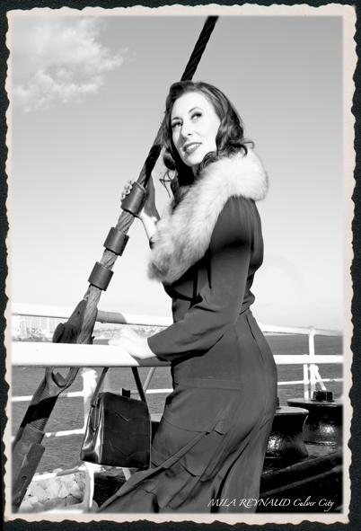 Female model photo shoot of Marla Maraschino in Queen Mary