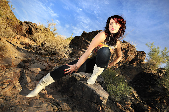 Female model photo shoot of KellBell in Squaw Peak