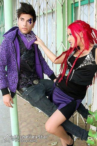 Male and Female model photo shoot of Mark Marklar and Jessika Violet by michellexstar