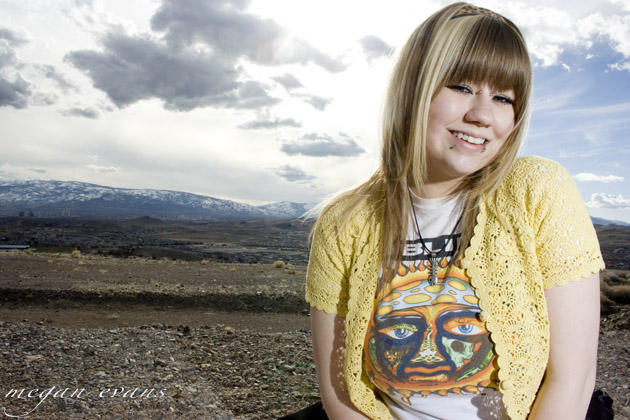 Female model photo shoot of Megan Evans photography in Reno, NV