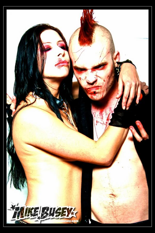 Female and Male model photo shoot of xen and Eli Ink
