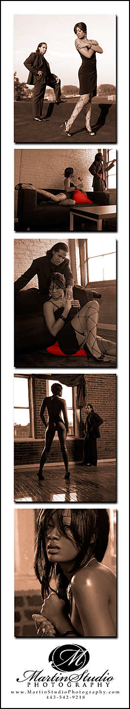 Male and Female model photo shoot of Martin Studio Photography, Modelfeline and Miguel Rodriguez in The SkyLoft F Studio 