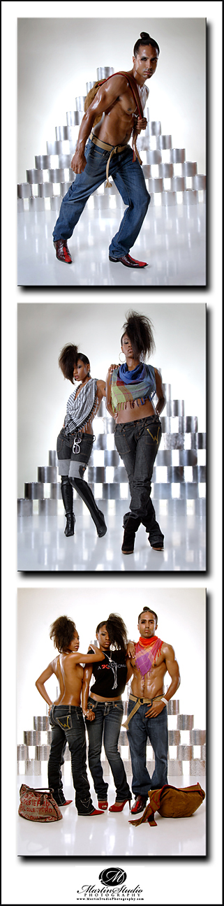 Male and Female model photo shoot of Martin Studio Photography, Charlotte Red and Miguel Rodriguez in The Skyloft F Studio , wardrobe styled by KAS Collection LLC, makeup by Designs by Tie