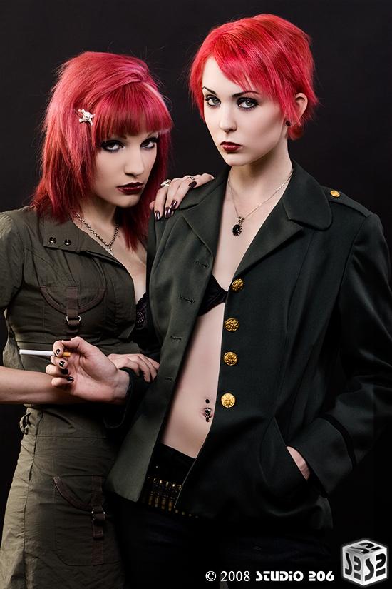 Female model photo shoot of LisaLobotomy and Zoe SS in Dogpark Studios