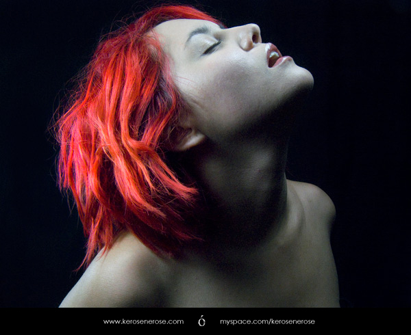 Female model photo shoot of kerosene rose