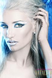 Female model photo shoot of stylish make up design in werribee