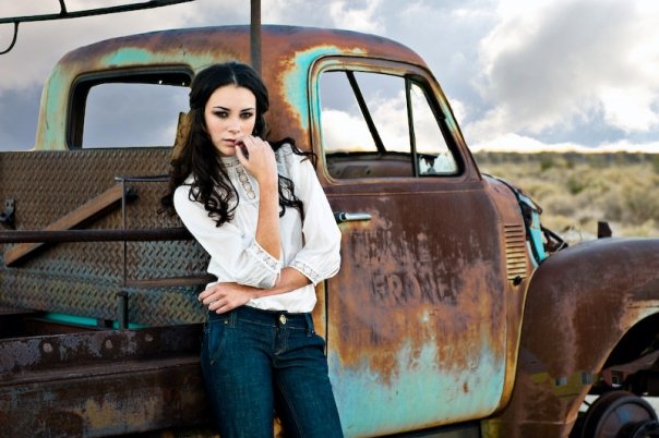 Female model photo shoot of Kristen Turner in California Desert 