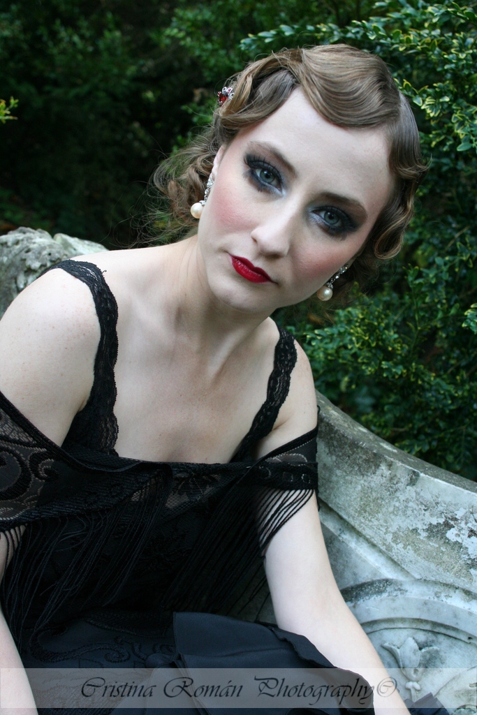 Female model photo shoot of M Cristina Roman, makeup by Melisa Maria Hall