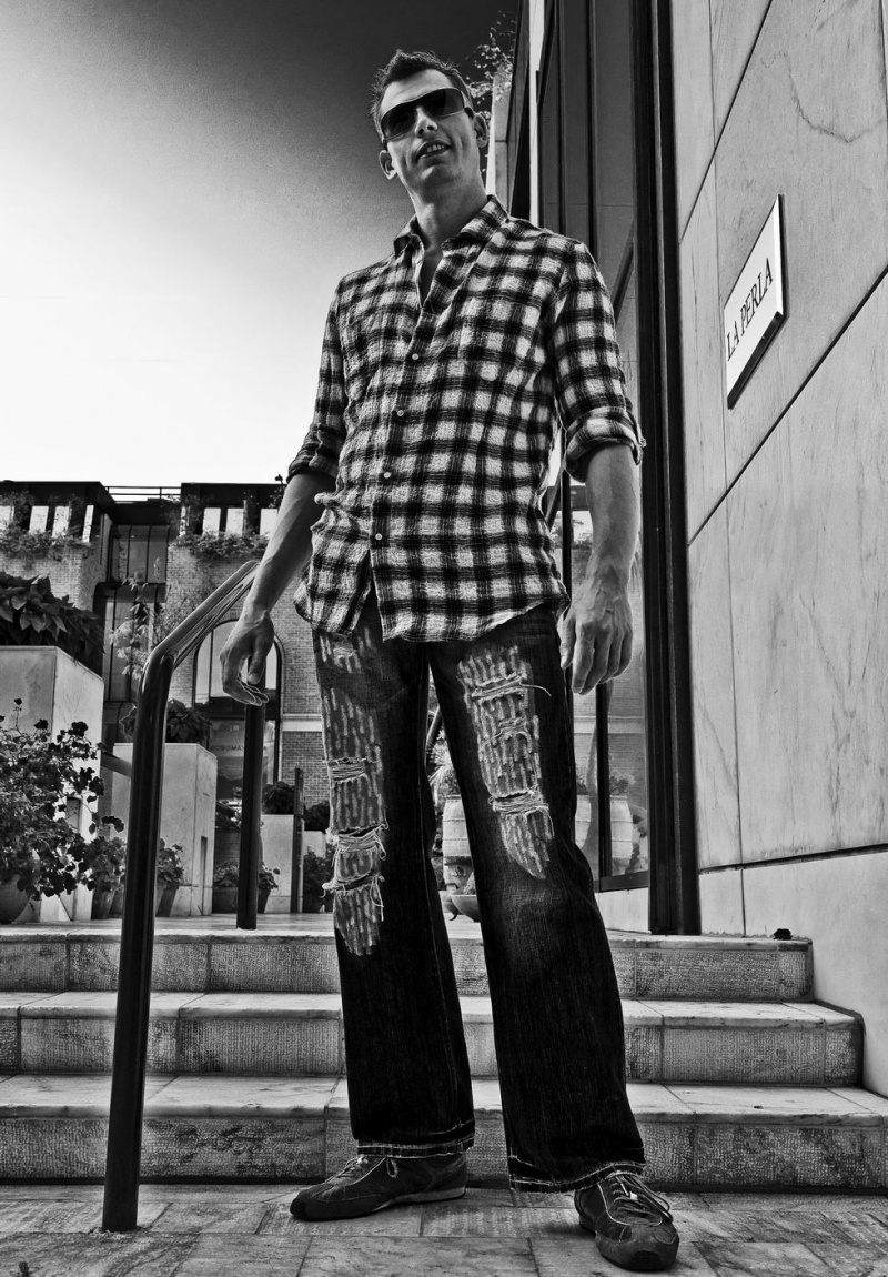 Male model photo shoot of savux in Rodeo drive, Los angeles
