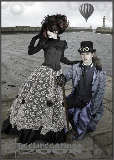 Male and Female model photo shoot of Dave Charsley, Charlotte MH   and Sadeian in Whitby