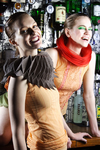 Female model photo shoot of sandra bamminger and Eleanor Rowena in westow house