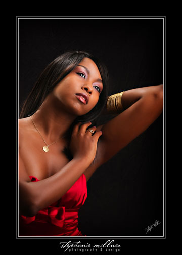 Female model photo shoot of Stephanie Millner Photo and A Beauty in Studio