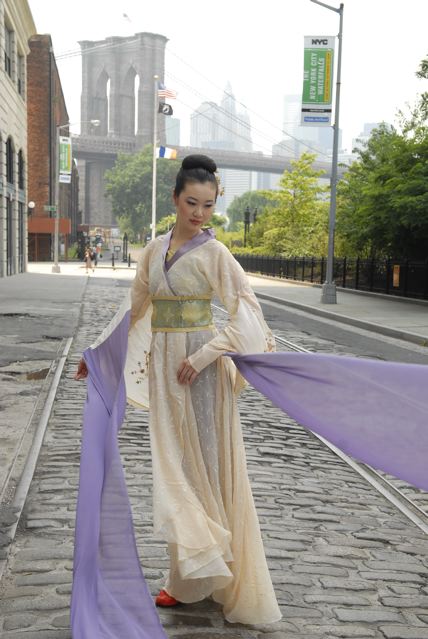 Female model photo shoot of Shirley Meng in NYC