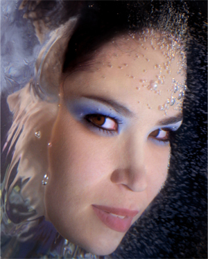 Female model photo shoot of Kett Cosmetics