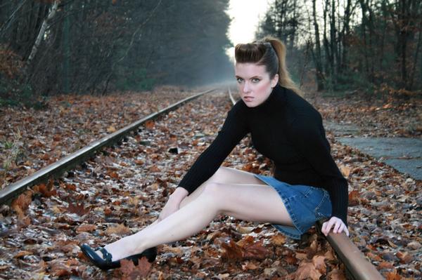 Female model photo shoot of Tiffay by FugatePhotography