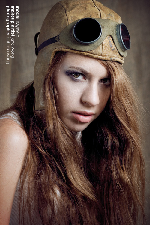 Female model photo shoot of sabatomic and Haylee C, makeup by Beyond Aesthetics