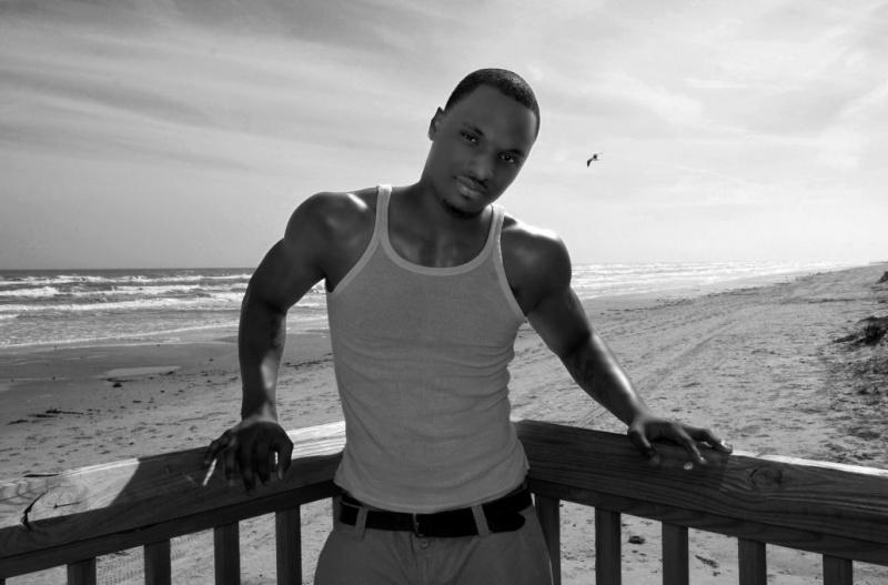 Male model photo shoot of Shaud B by EsmeraldaZenteno in Galveston, Tx 2008