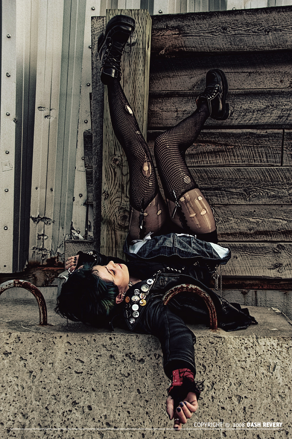 Female model photo shoot of Pretty Dead Girl by Dash Revery in Undisclosed, wardrobe styled by Pretty Deadly Stylz