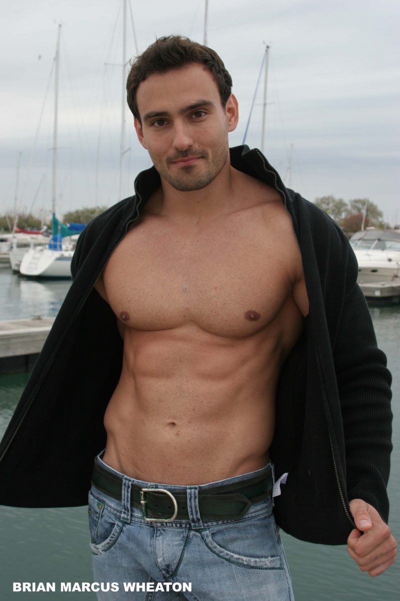 Male model photo shoot of Brian Marcus Wheaton in Chicago Montrose Harbor